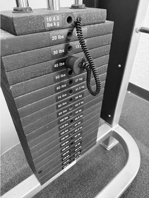 Selector weight stack